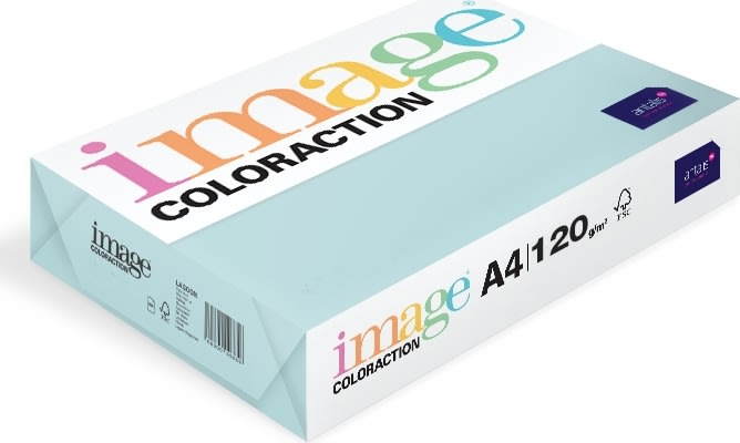 Image Coloraction A4, 120g, 250ark, Pale Blue