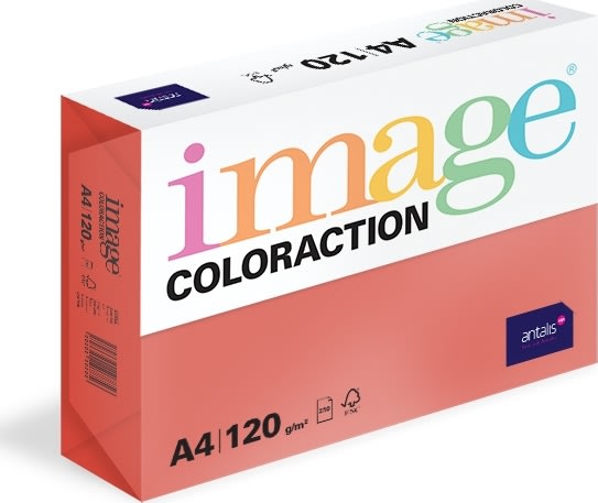 Image Coloraction A4, 120g, 250ark, Deep Red