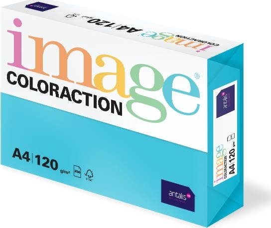 Image Coloraction A4, 120g, 250ark, Deep Turquoise