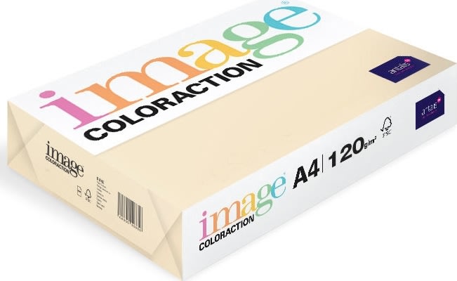 Image Coloraction A4, 120g, 250ark, Pale Cream