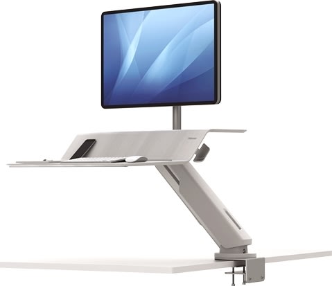Fellowes Lotus RT Sit-Stand workstation, hvid