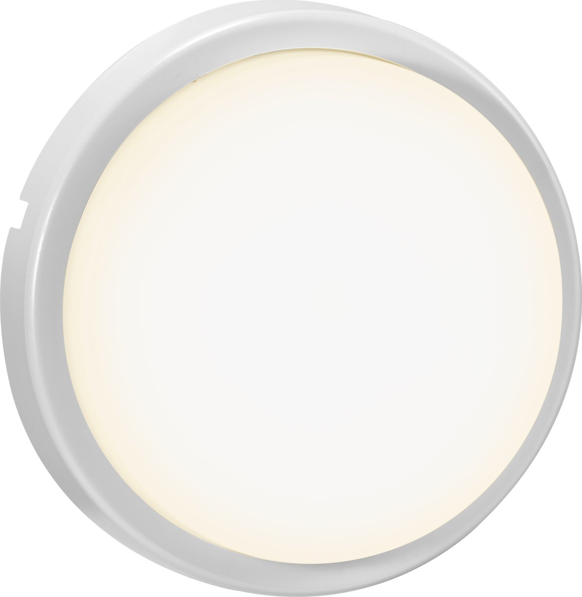 Nordlux Cuba Bright Round væglampe, Hvid