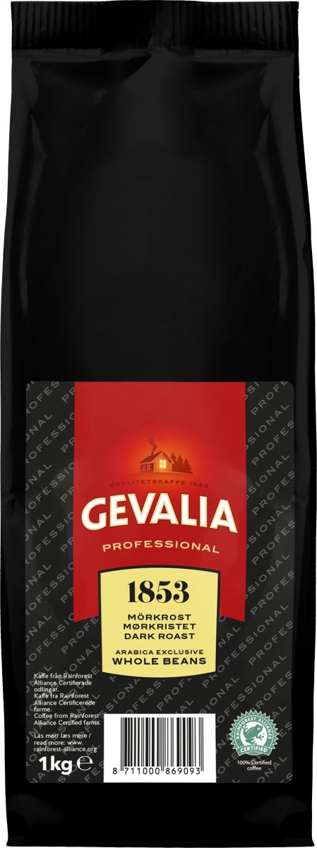 Gevalia 1853 Professional RA helbønner, 1000g