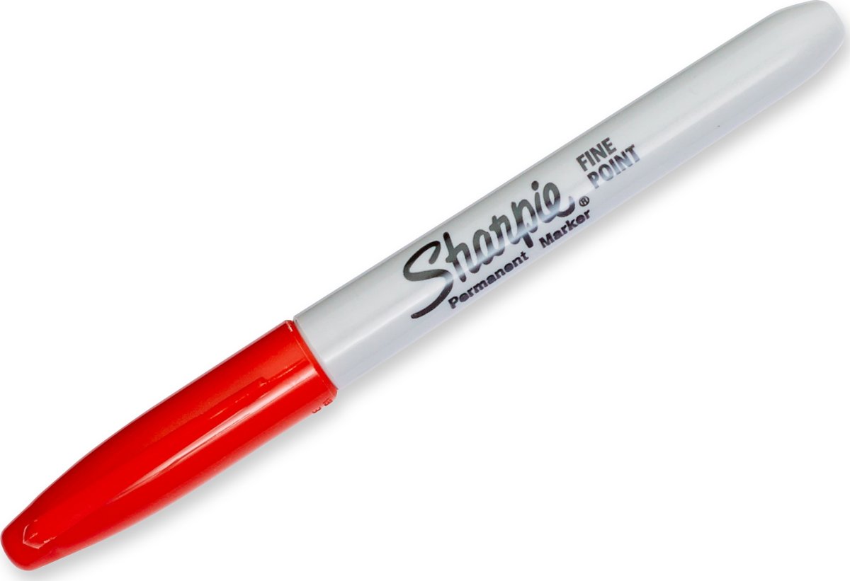 Sharpie Permanent Marker | Fine Point | Rød