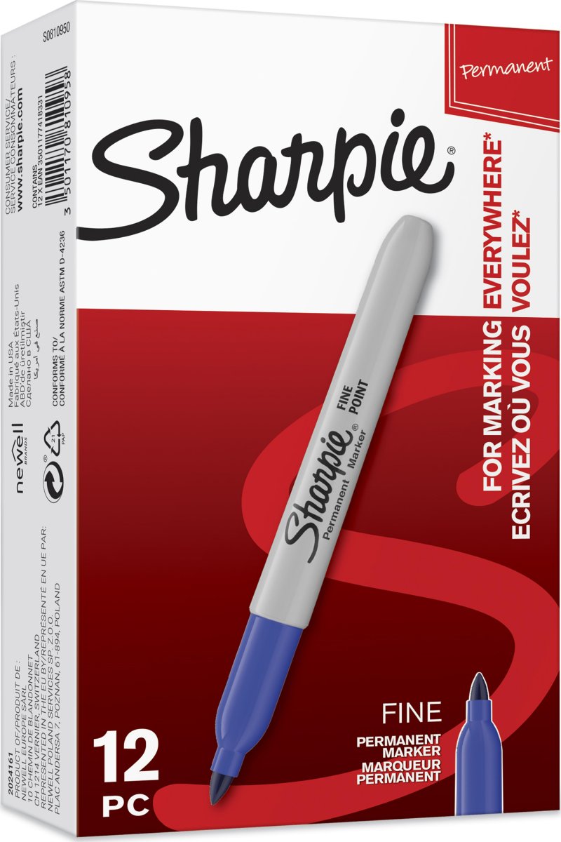 Sharpie Permanent Marker | F | Blå