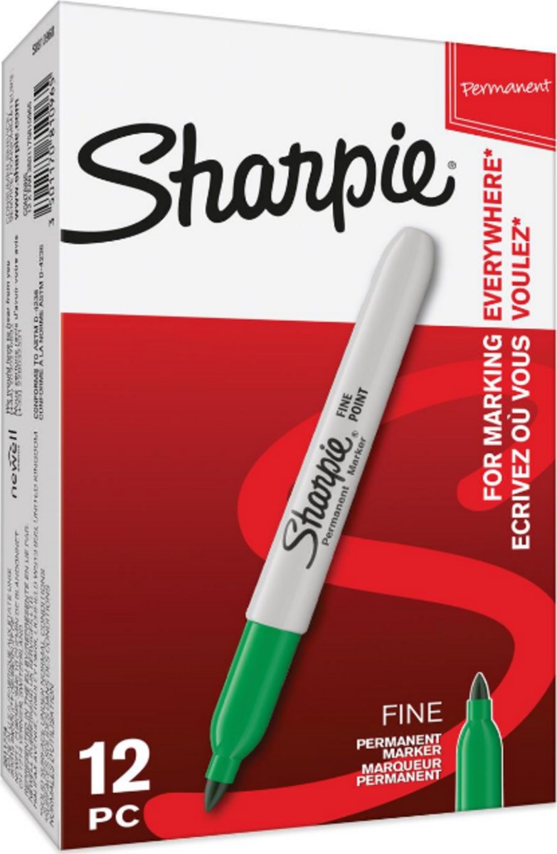 Sharpie Permanent Marker | F | Grøn