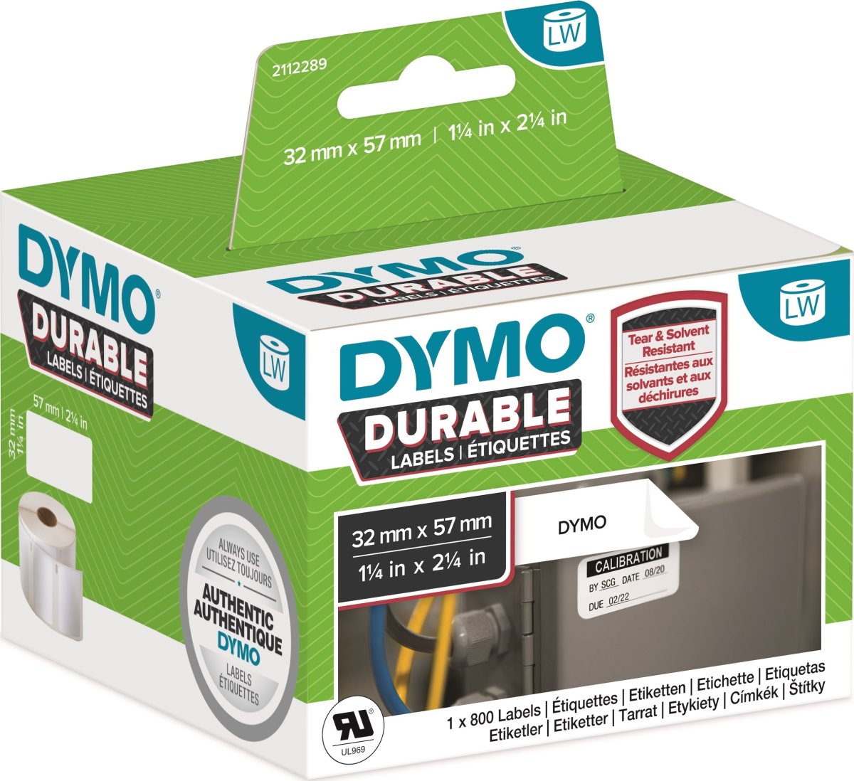 Dymo LabelWriter Durable etiket 32x57 mm