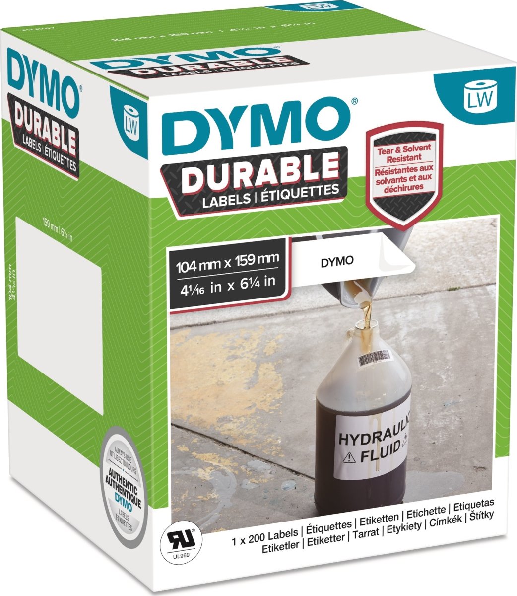 Dymo LabelWriter Durable etiket 104x159 mm