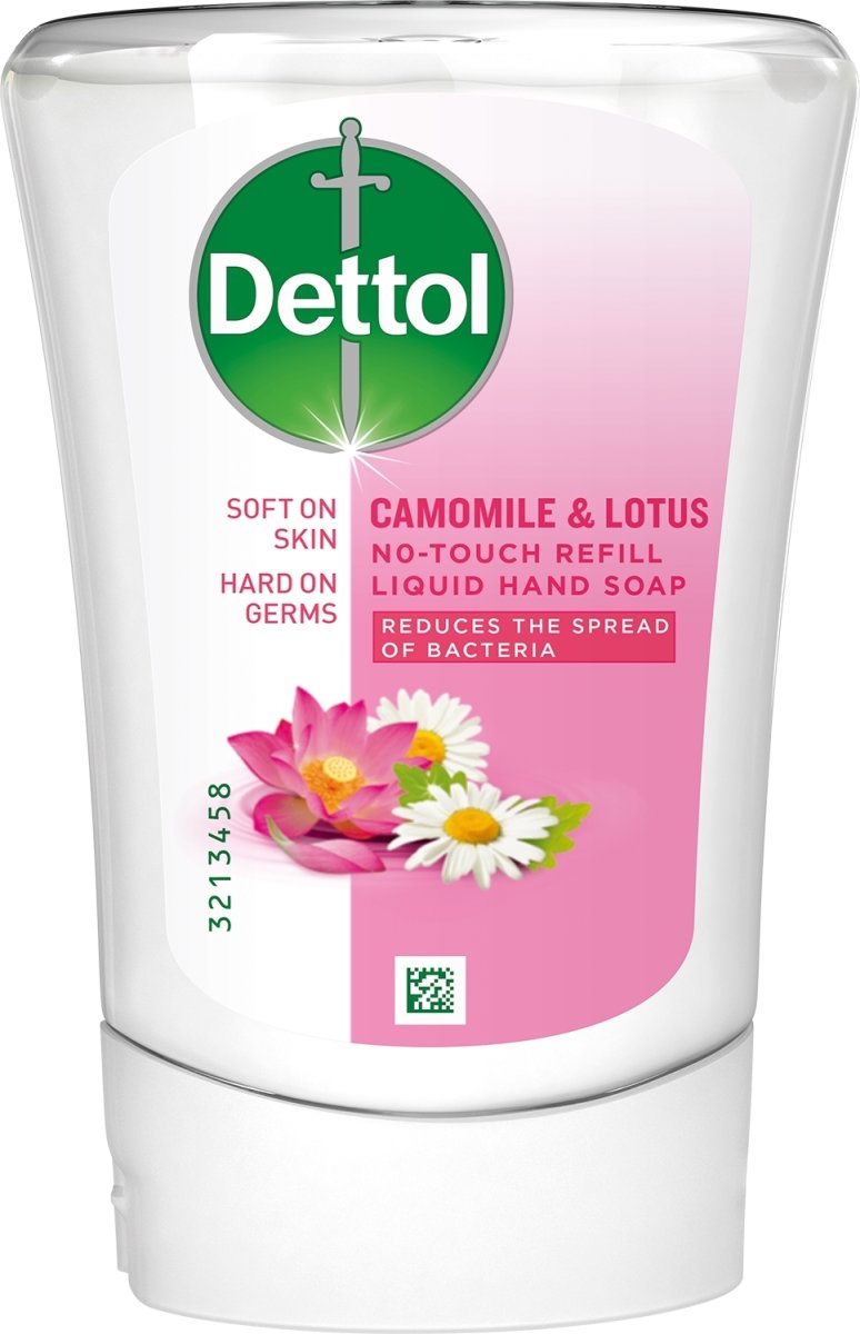 Dettol No-Touch Sæbe | Kamille/Lotus | 250 ml
