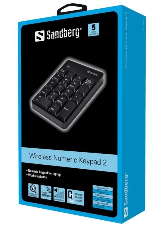 Sandberg Trådløst Numerisk Tastatur