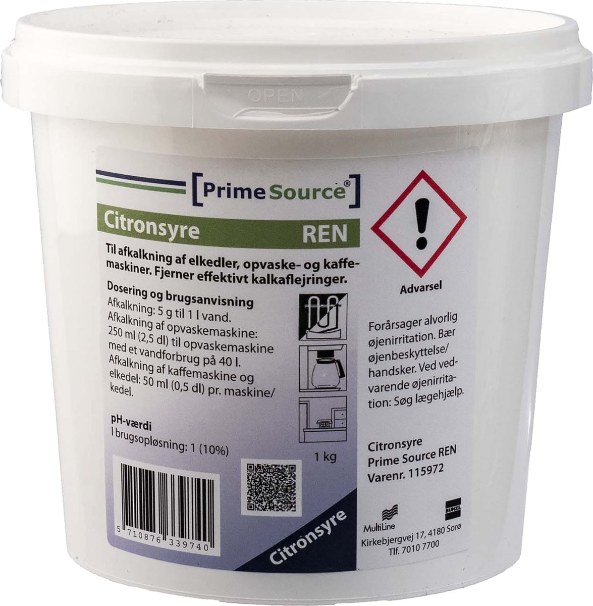 Citronsyre Pulver kg | Lomax A/S