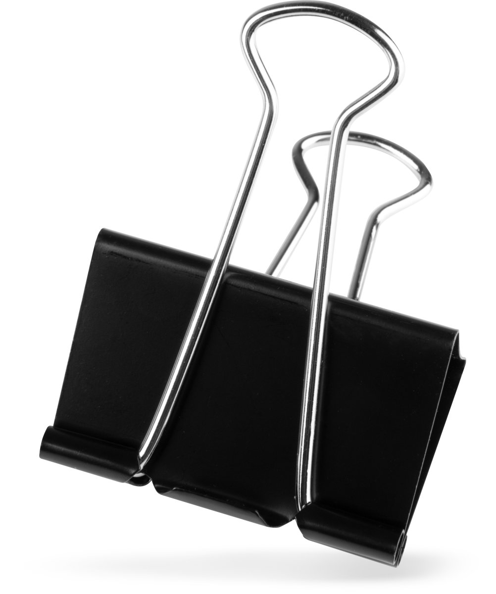 Office Foldback Brevclips | 19 mm | 12 stk.