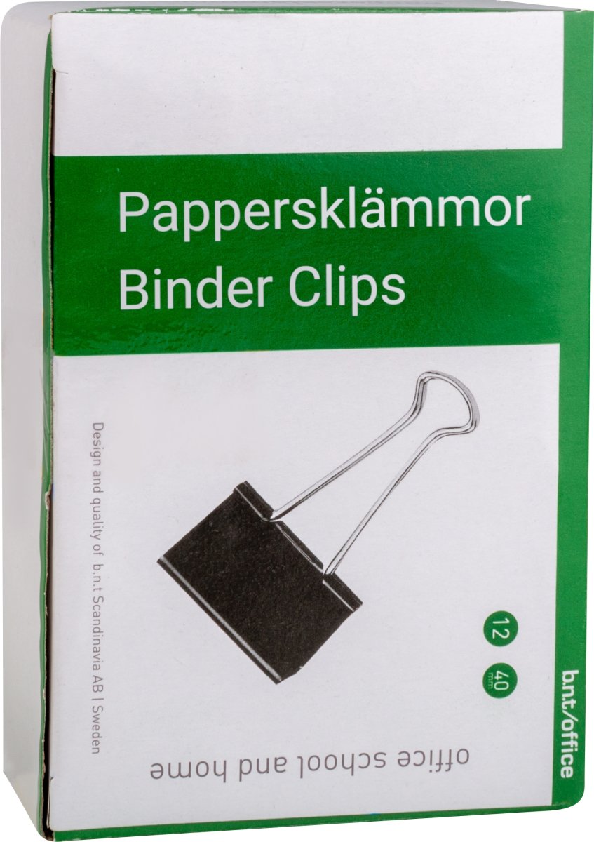 Office Foldback Brevclips | 40 mm | 12 stk.