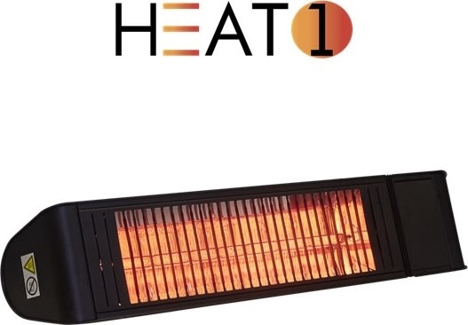 HEAT1 eco pro-line 2000W, Sort