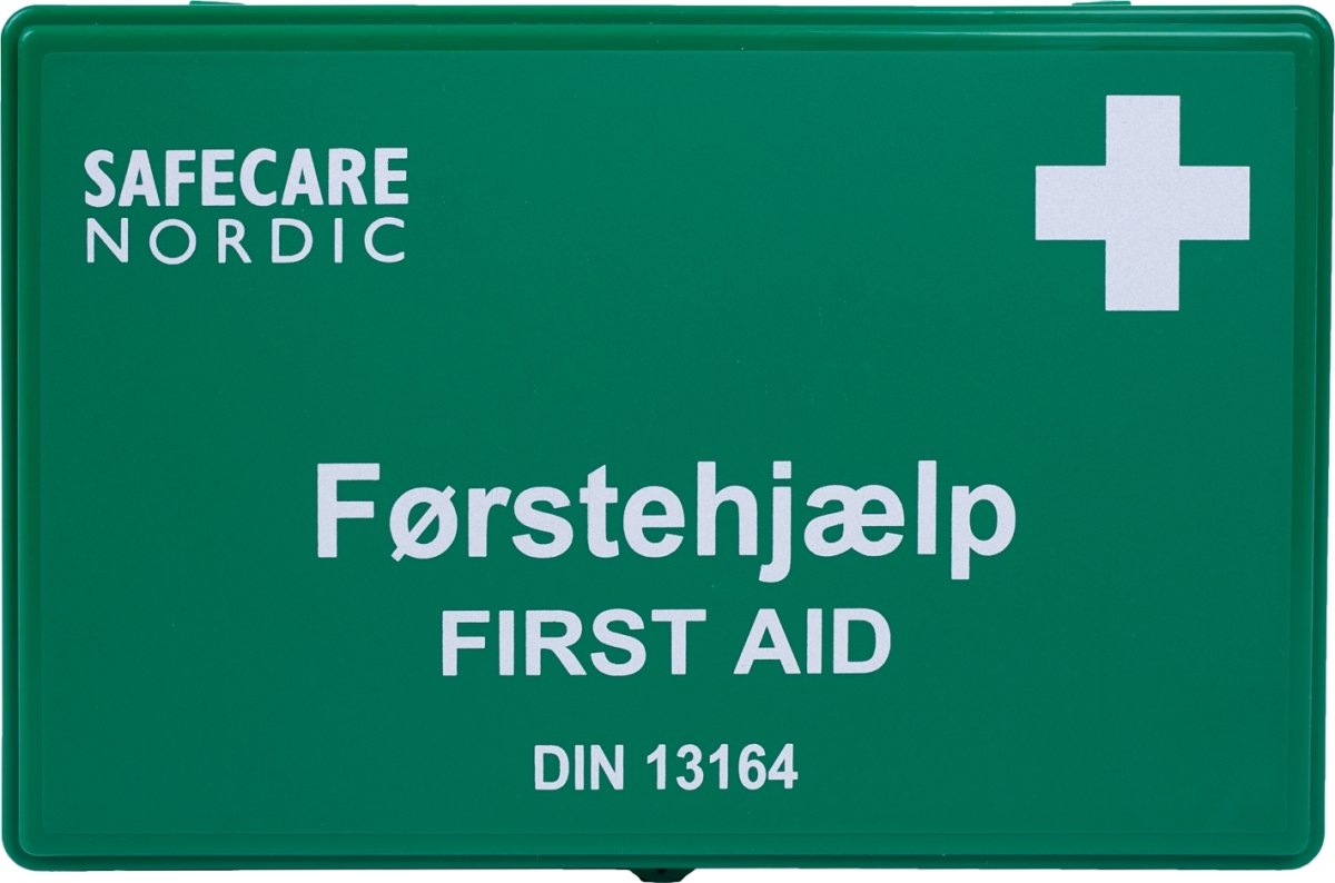 Førstehjælpskasse m. indhold