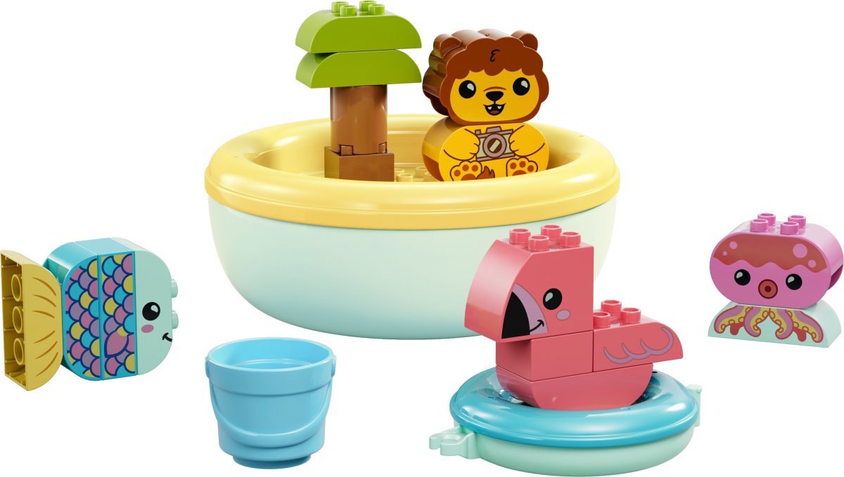 LEGO DUPLO 10966 Sjov i badet: Flydende dyreø, 1½+