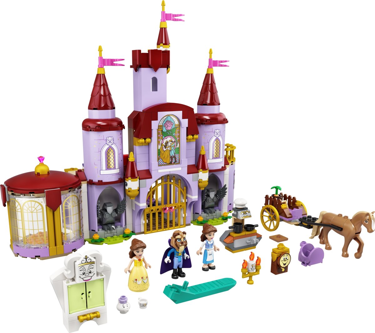 LEGO Disney 43196 Belle og Udyrets slot, 6+