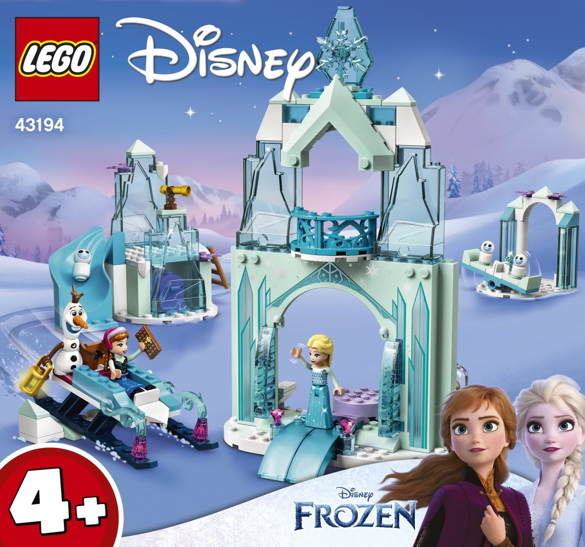 Lighed Rejsende Måltid LEGO Disney 43194 Anna og Elsas Frost-vinterland | Lomax A/S