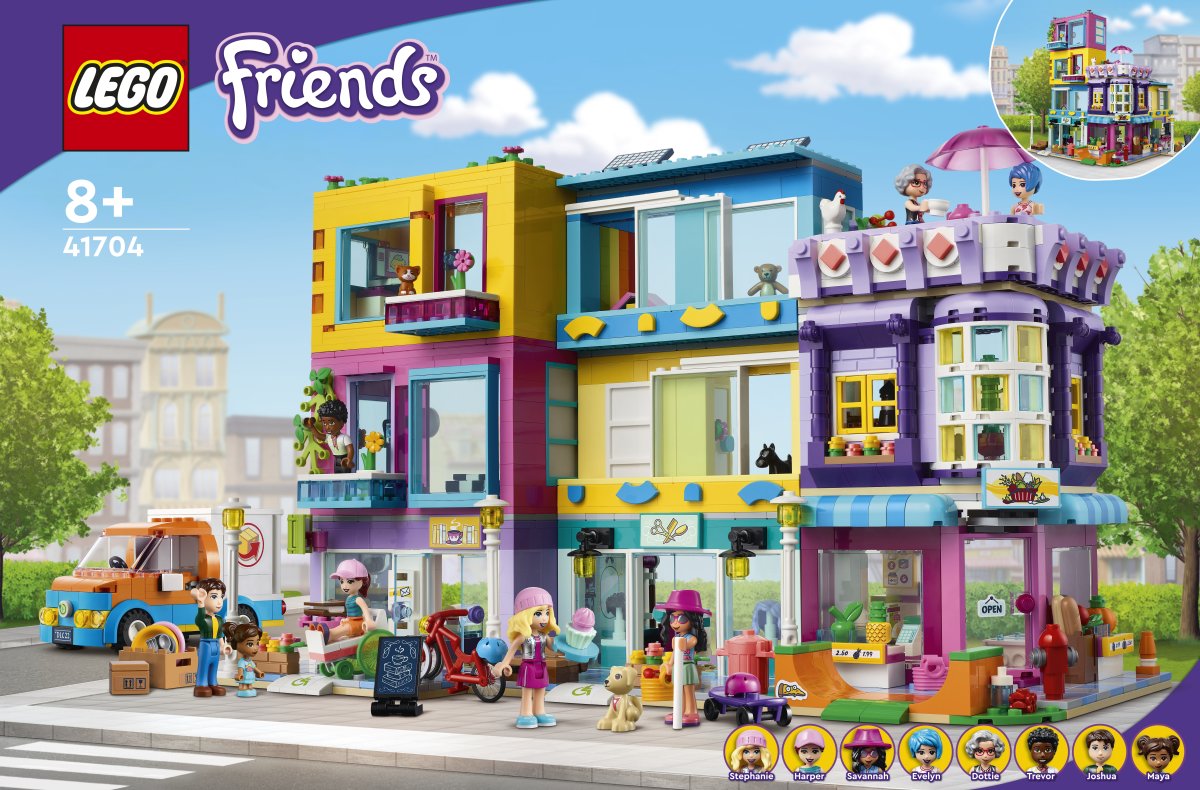 LEGO Friends 41704 Bygning på hovedgaden, 8+