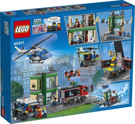 LEGO City 60317 Politijagt ved banken, 7+