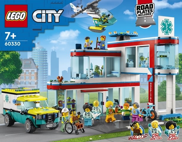 Fern Overveje Tidsplan LEGO City 60330 Hospital, 7+ | Lomax A/S