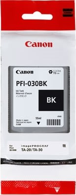 Canon PFI 030BK blækpatron, sort