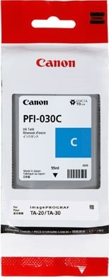 Canon PFI 030C blækpatron, cyan