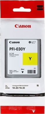 Canon PFI 030Y blækpatron, gul