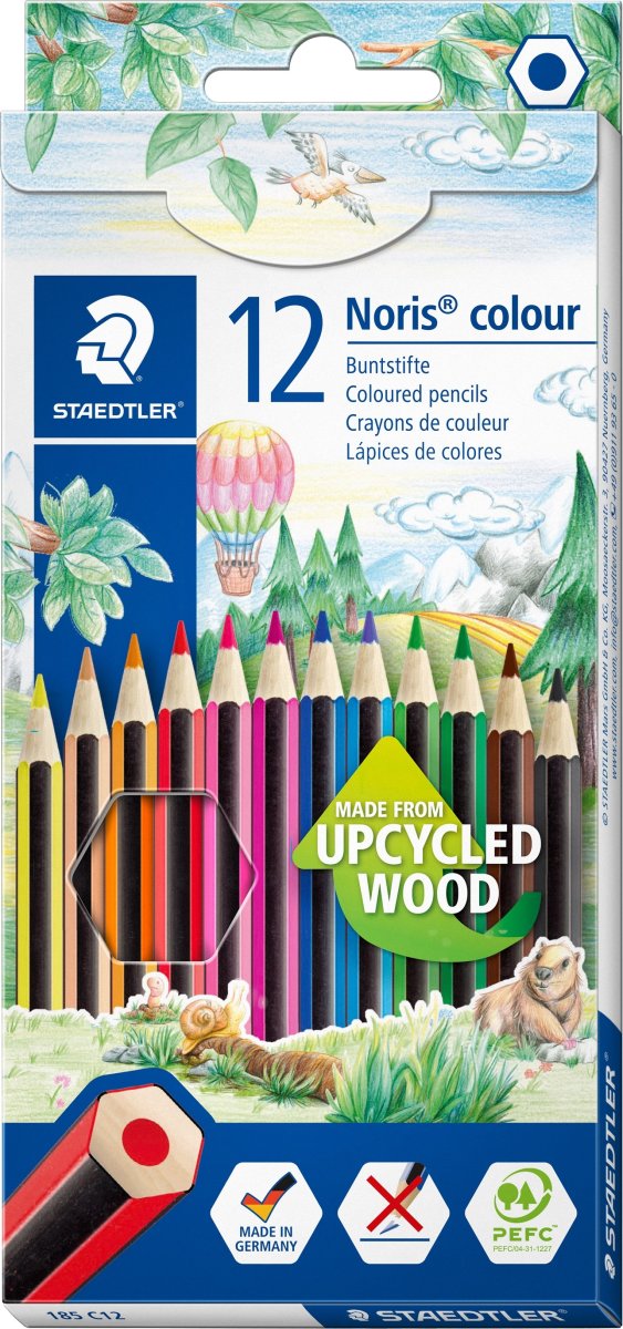 Staedtler Noris 185 Farveblyanter | 12 farver