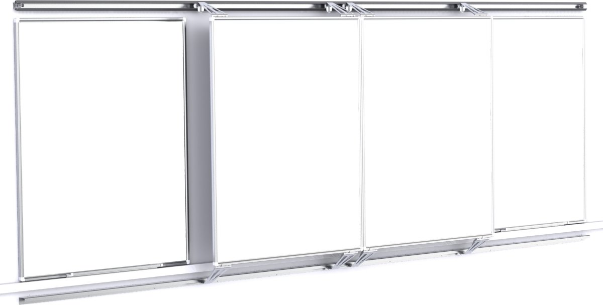 Vanerum Slide tavlesystem, 120 x 100 cm