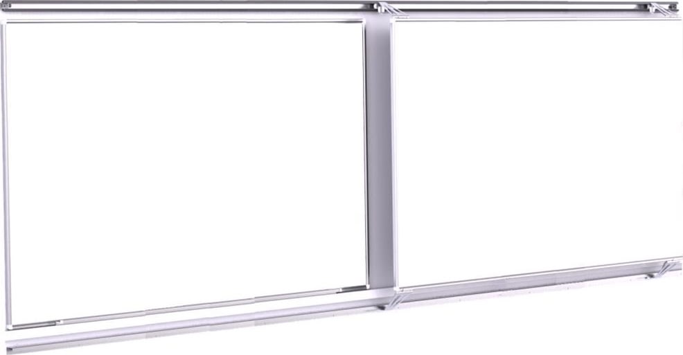 Vanerum Slide tavlesystem, 120 x 200 cm