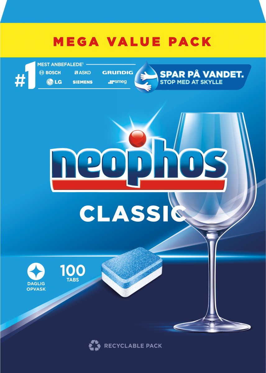 Neophos Opvasketabs | Classic | 100 stk