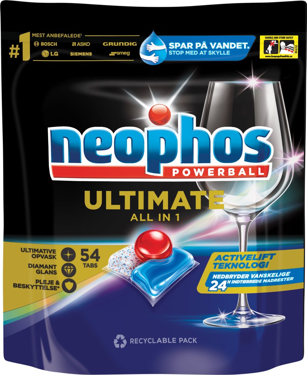 Neophos Opvasketabs | Ultimate 54 stk Lomax A/S