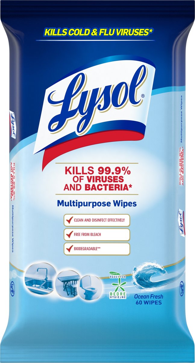 Lysol Wipes | Universal | 60 stk