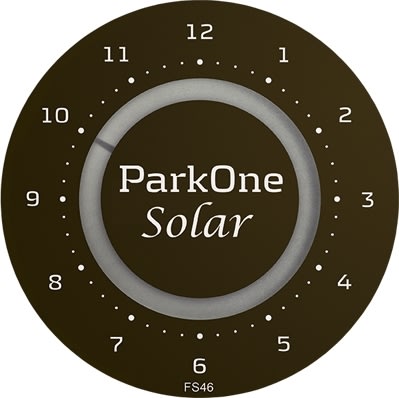 ParkOne Solar P-timer, carbon black