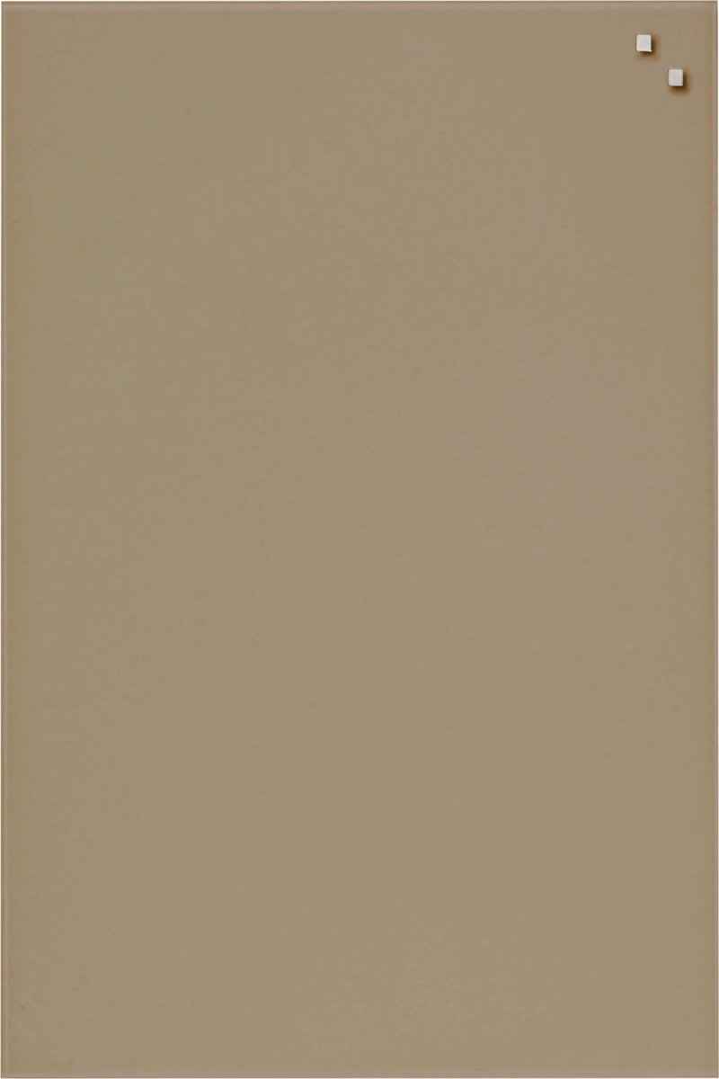 NAGA Glassboard magnetisk glastavle 40x60, beige