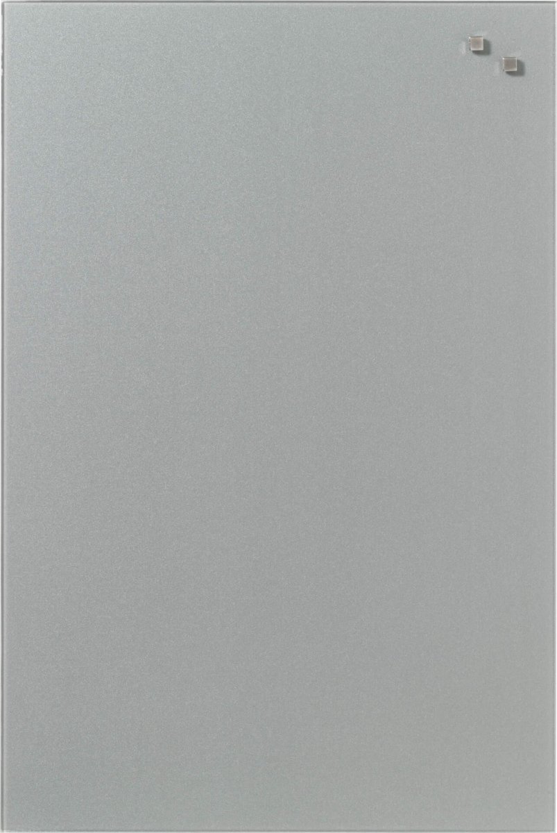 NAGA magnetisk glastavle 40x60 cm., sølv