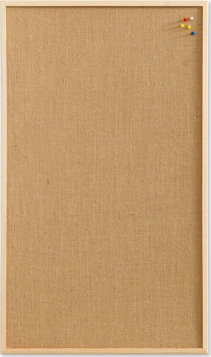 NAGA Pinboard hessian opslagstavle 120x180 cm.