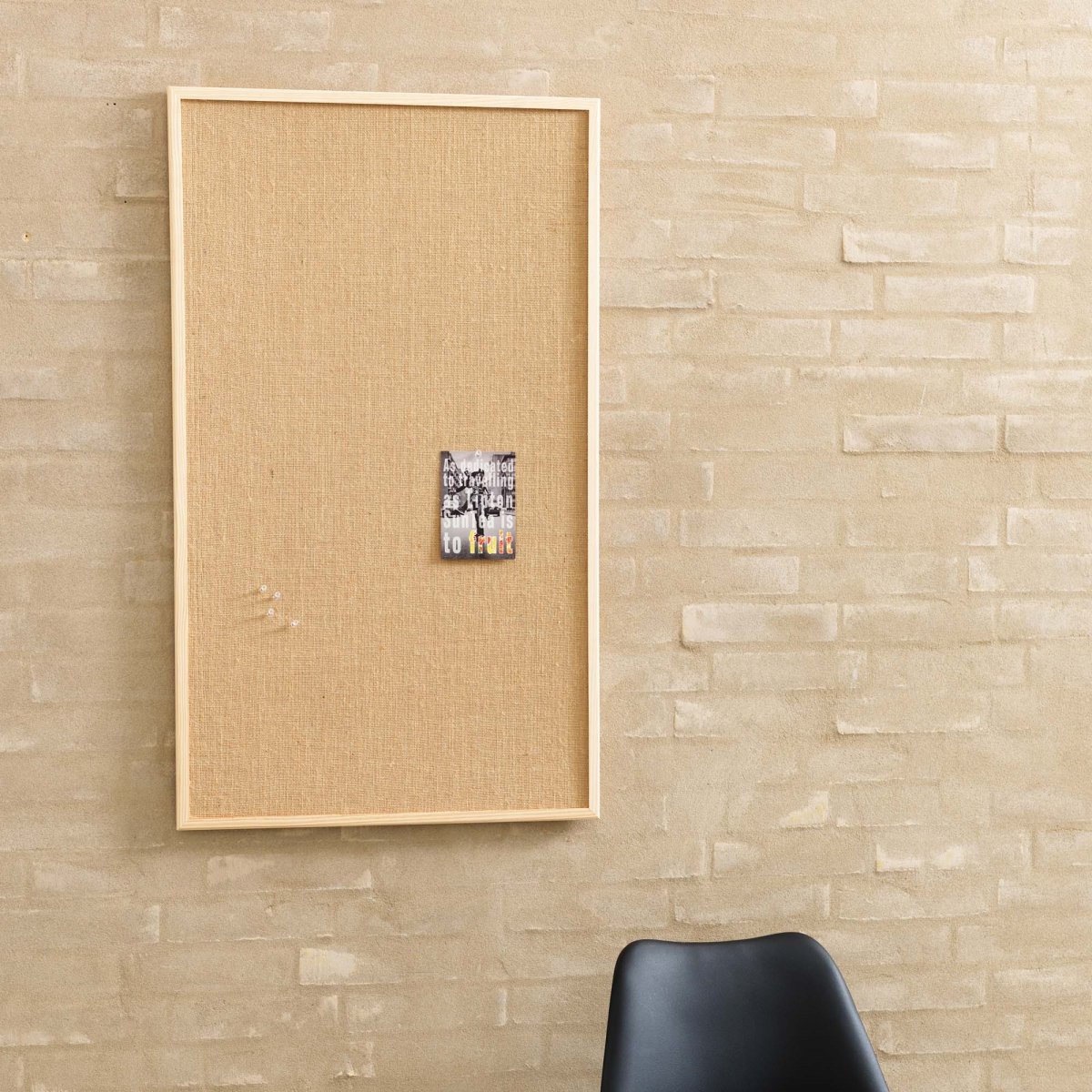 NAGA Pinboard hessian opslagstavle 120x180 cm.