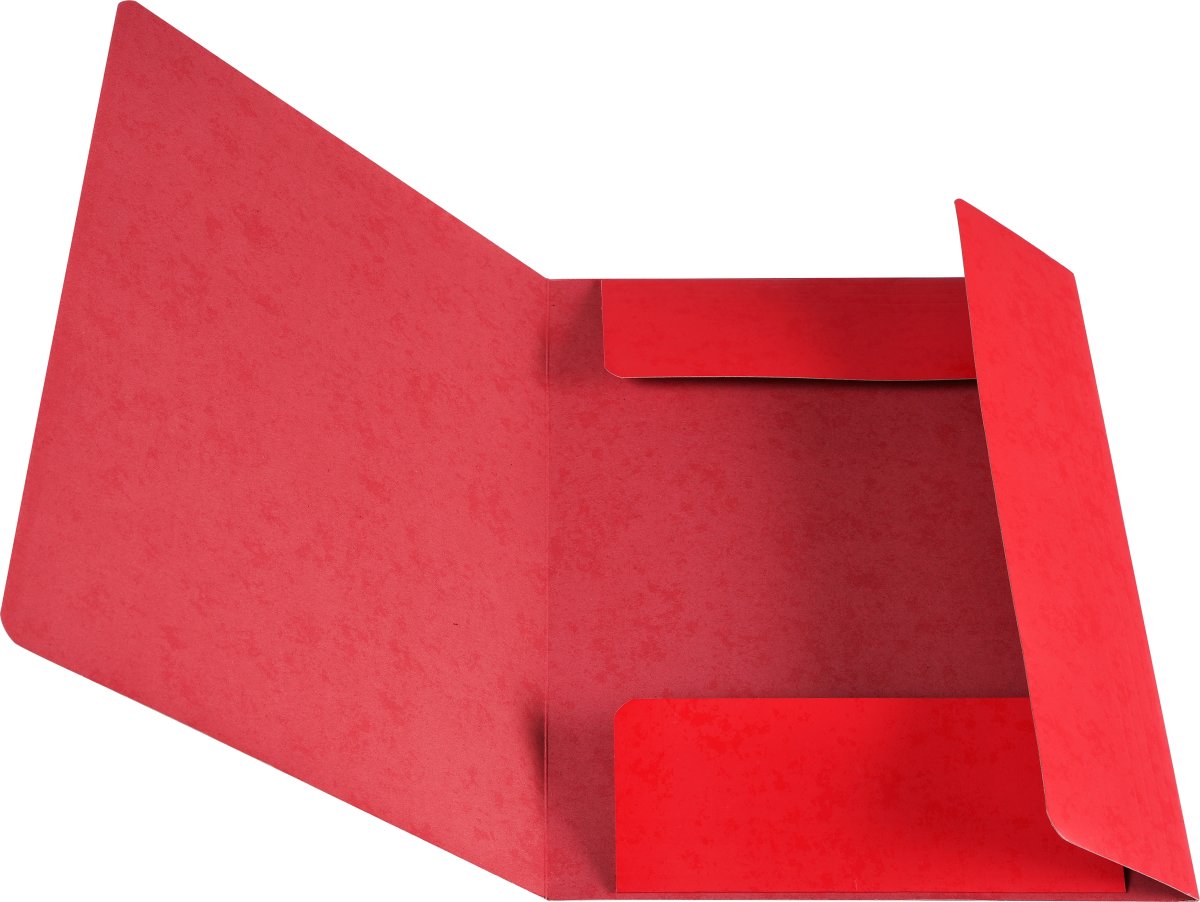 Office Elastikmappe | Karton | Rød