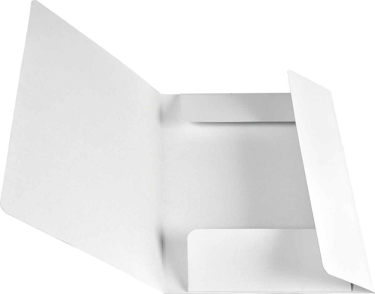 Office Elastikmappe | Karton | Hvid