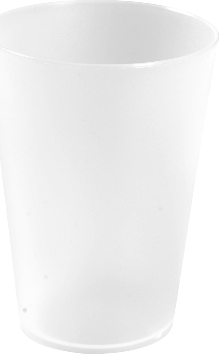 Plastikglas, Flergangsbrug, Hvid, 30 cl, 12 stk.