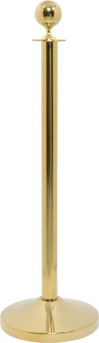 Afspærringsstolpe LUX i guld, 1 stk.