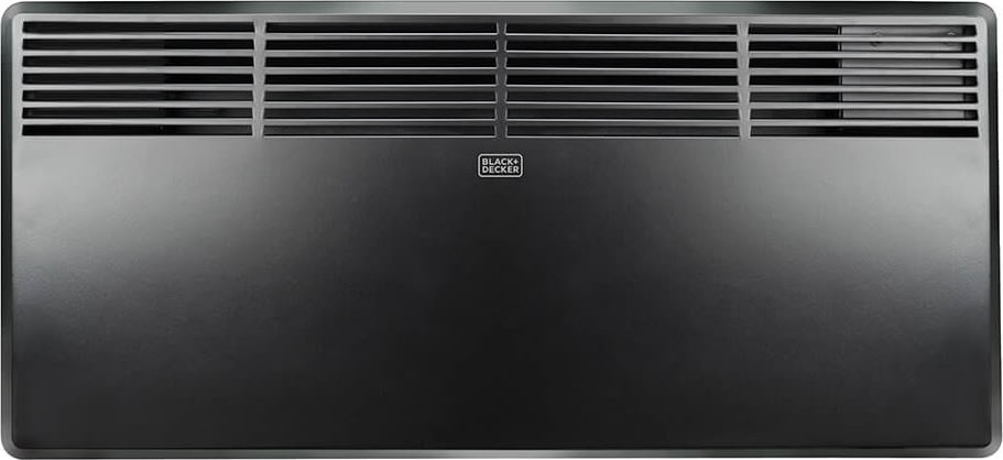 BLACK+DECKER panel radiator, 1800W, sort