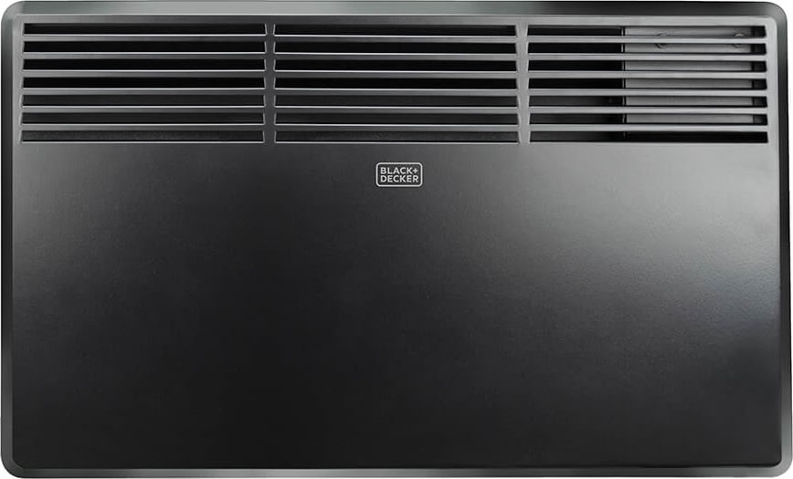 BLACK+DECKER panel radiator, 1200W, sort