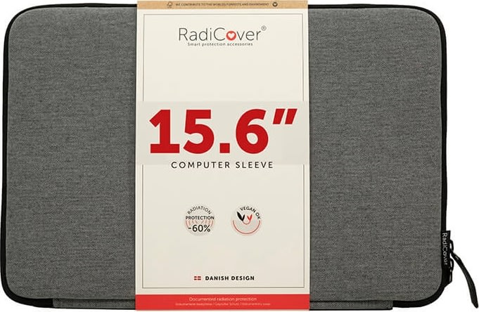 RadiCover Strålingsbeskyttende 15,6" Sleeve, grå