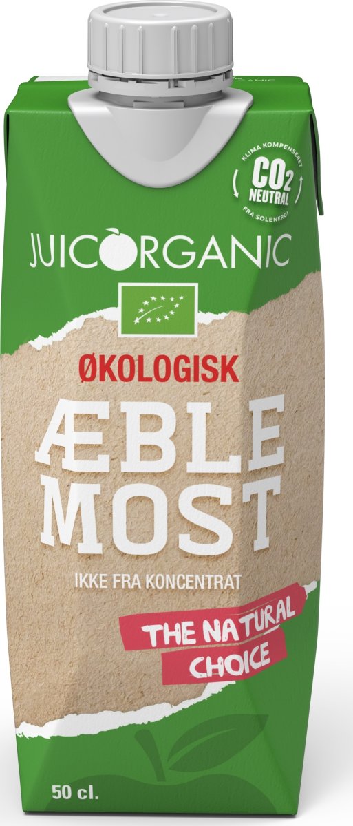 JuicOrganic økologisk æblemost, 50 cl
