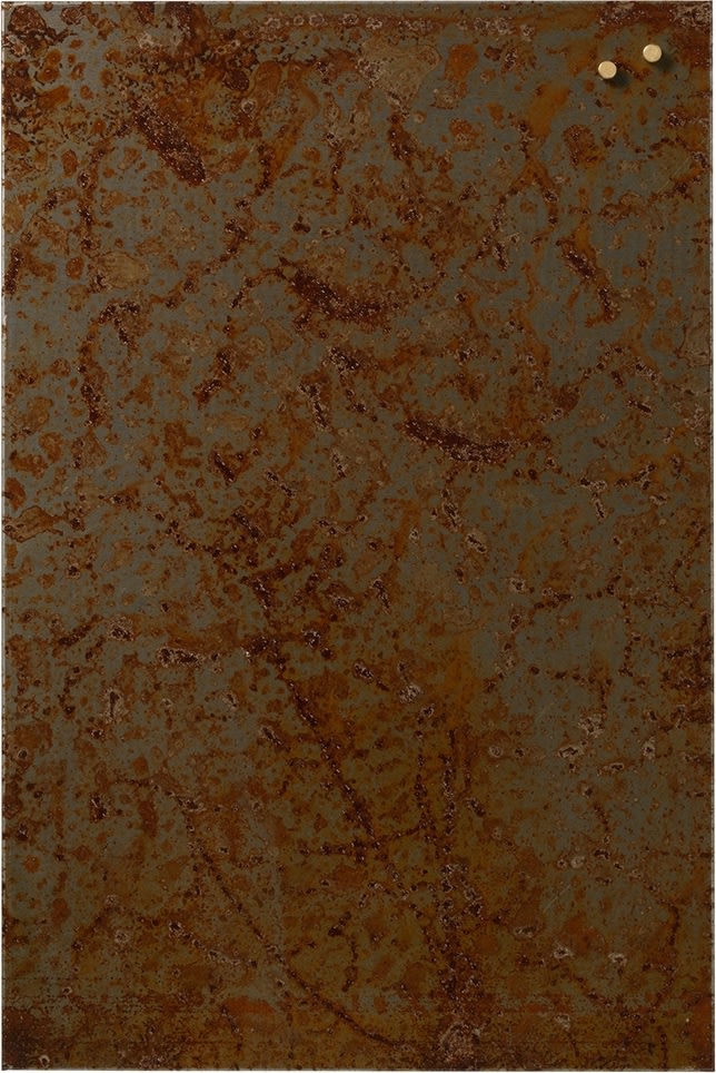 NAGA magnetisk metal tavle, 40x60 cm, rusten