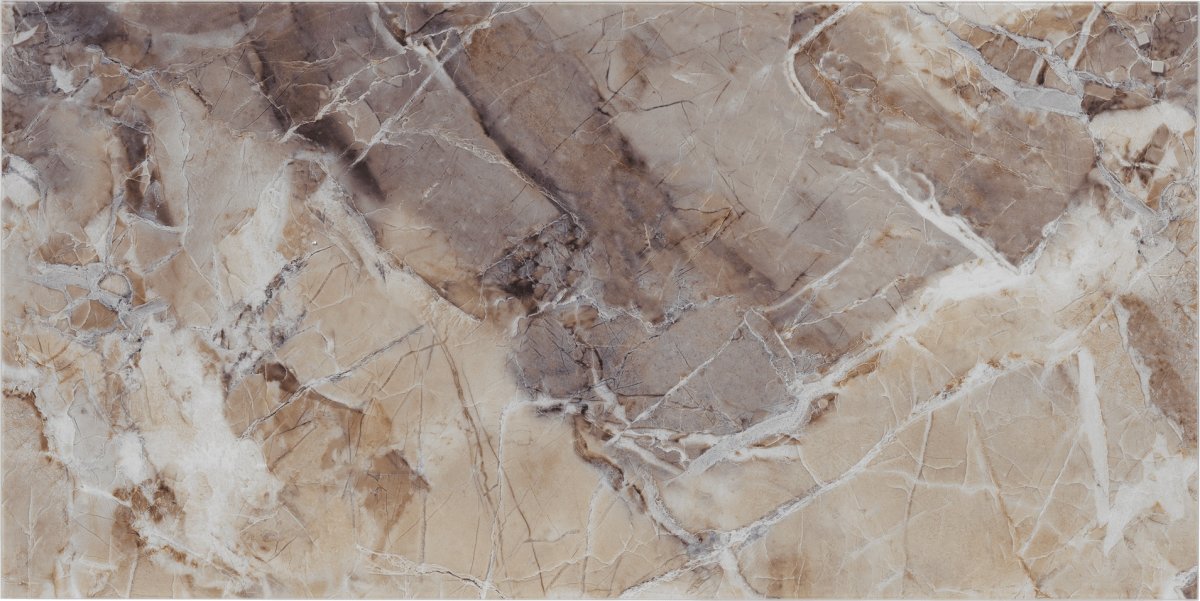 NAGA magnetisk stænkplade, 100x50 cm, beige marmor