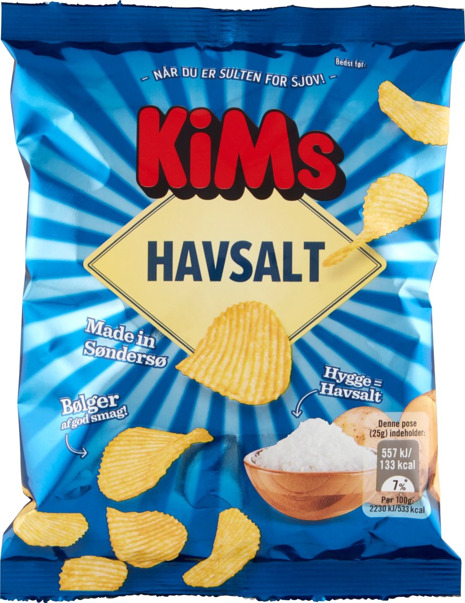 Kims Havsalt chips | Mini pose | 25 g
